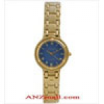 Krug Baumen Ladies Charleston Blue Gold Watch