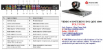 Thiết bị QDX 6000 Polycom hội nghị truyền hình trực tuyến