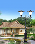 CỘT ĐÈN CHIẾU SÁNG  BẰNG GANG ĐÚC