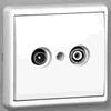 Ổ cắm tivi - radio