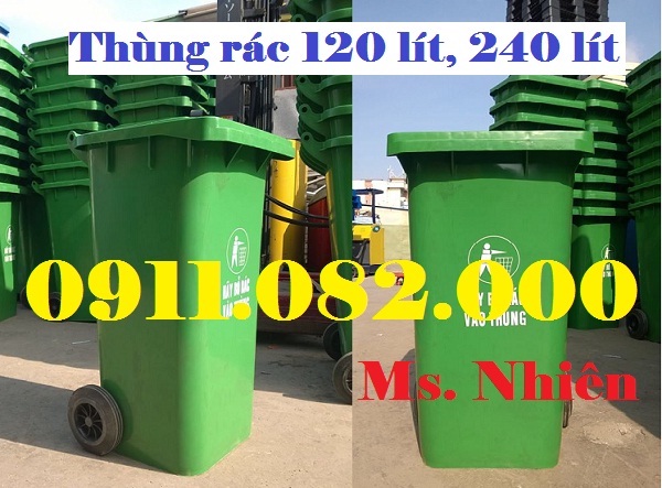 Thùng rác 240 lít giá bao nhiêu? thùng rác 120 lít giá rẻ- thùng rác 400 lít