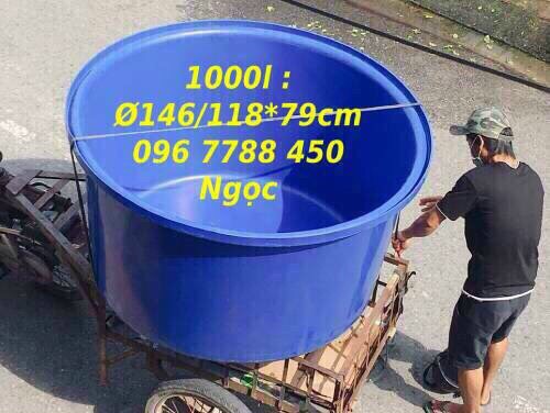 Bồn nhựa tròn 1000 lít giá rẻ giao toàn quốc