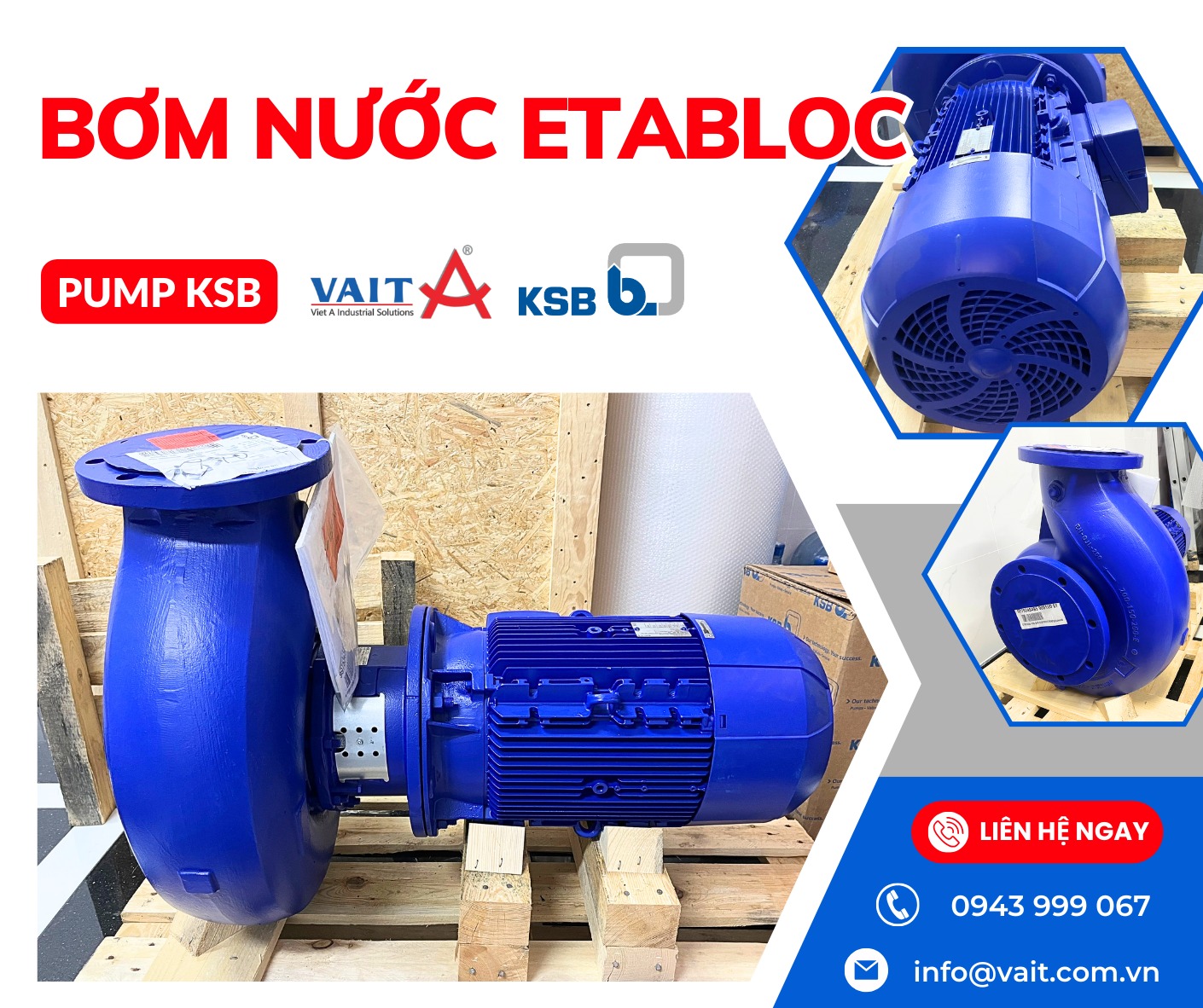 Bơm KSB, Máy bơm nước KSB ETABLOC