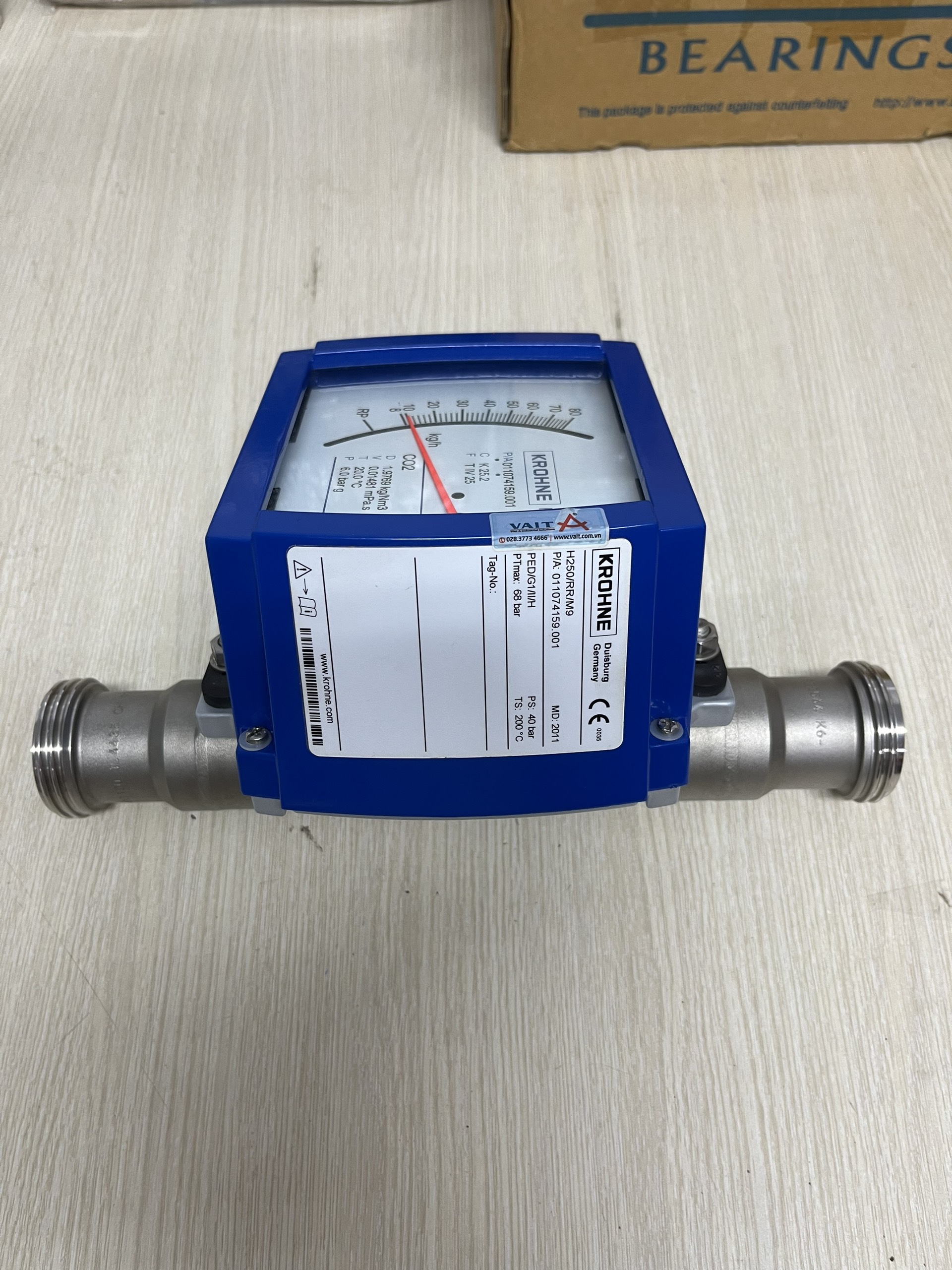 Thanh lý Flowmeter KROHNE H250/RR/M9, SL 1