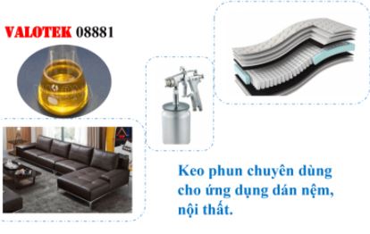 KEO HOTMELT PHUN DÁN NỆM - SOFA CHẤT LƯỢNG