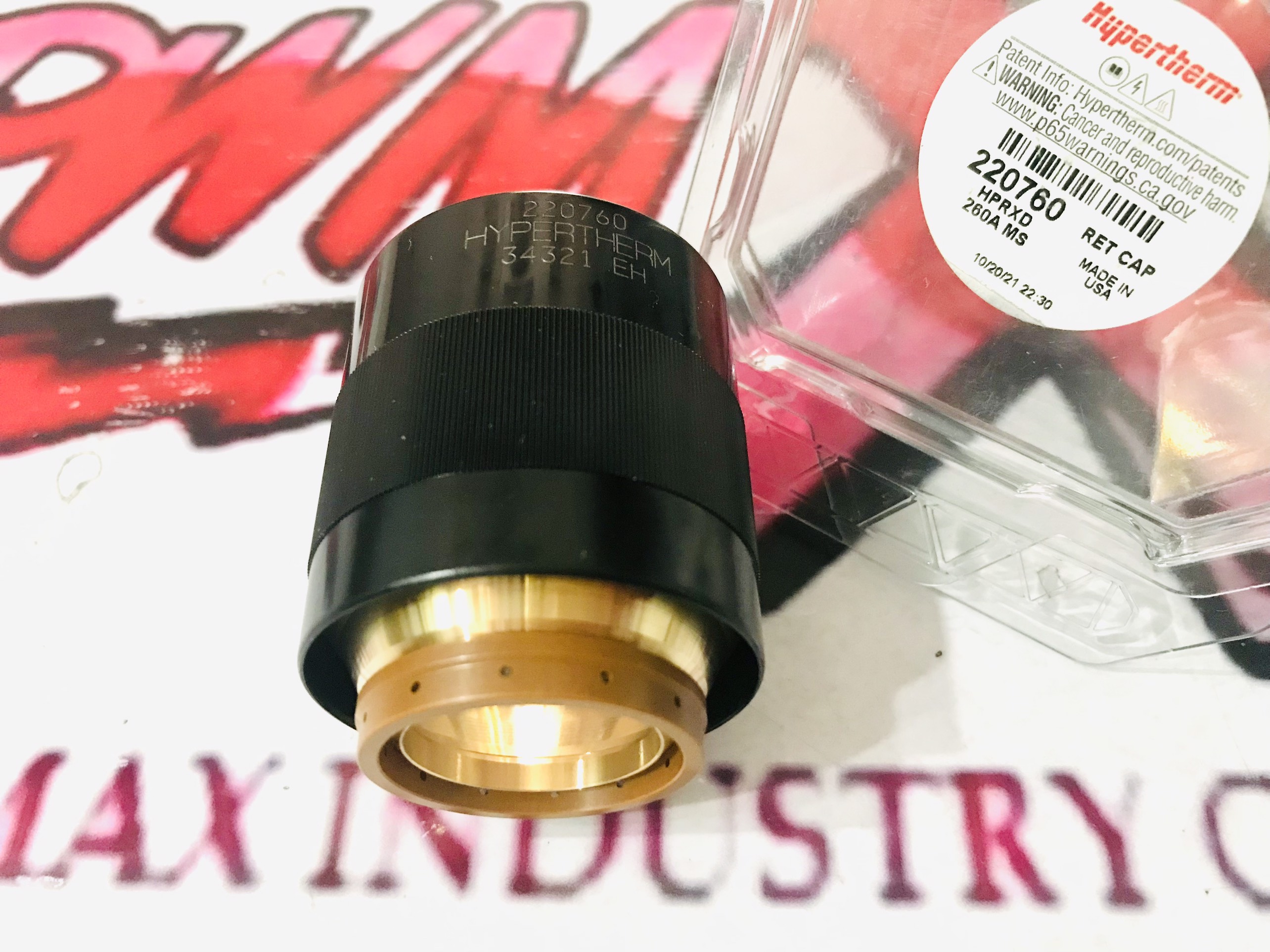 Chụp bép 220760 plasma / Nozzle Retaining Cap 220760 hypertherm