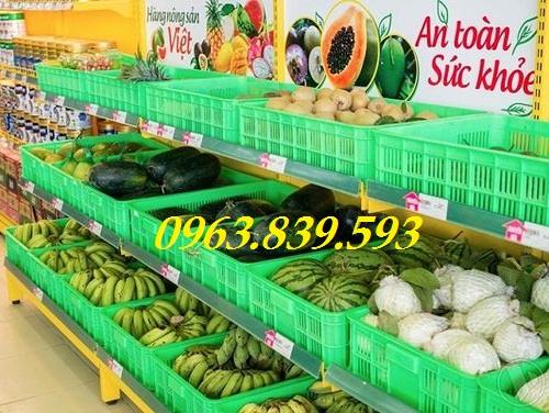 Rổ nhựa đựng hàng, rổ hở, sóng nhựa đựng trái cây. 0963.839.593