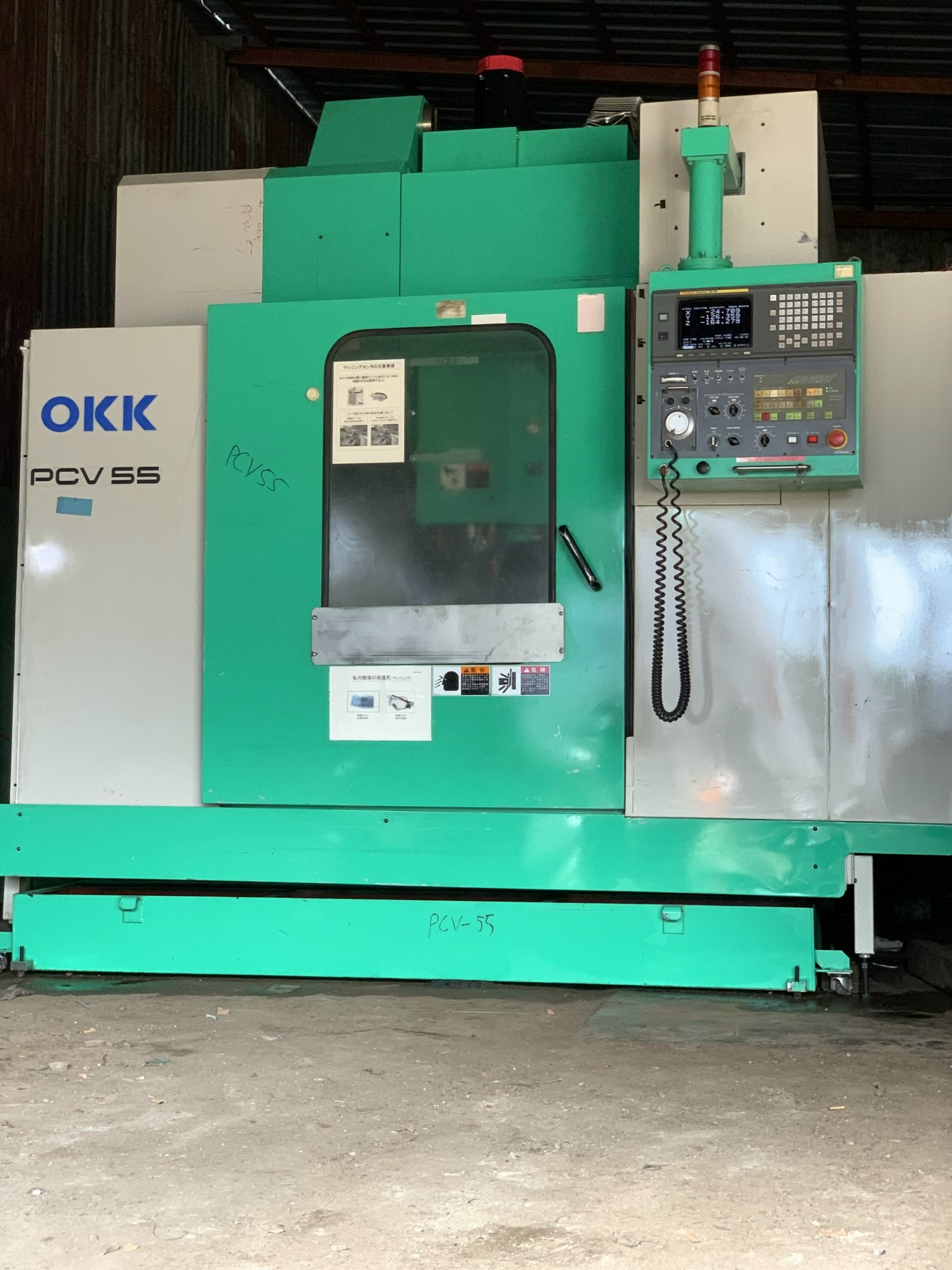 Máy phay Cnc OKK PCV 55 ( Fanuc 16M )