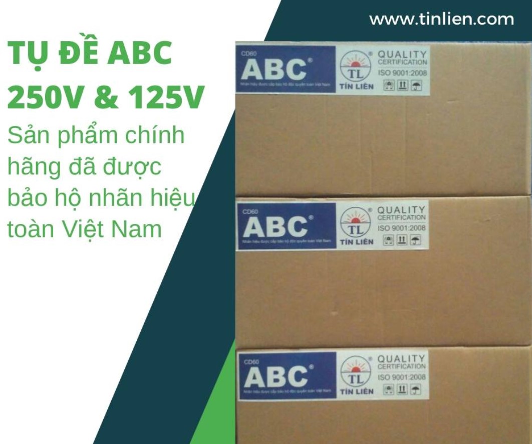 Tụ đề ABC chính hãng - Tu de Taiwan 125v 250v