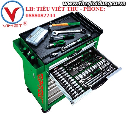 Tủ đồ nghề 7 ngăn 163 chi tiết GT-16311 Toptul