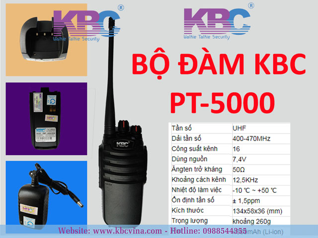 Máy bộ đàm KBC PT-5000