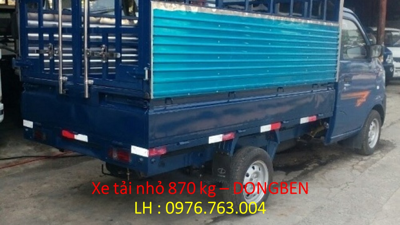 xe dongben 870kg- dongben thùng mui bat 810kg- xe mới trả góp.