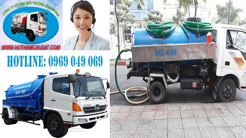 Hút hầm cầu quận 9 công ty môi trường Bình Minh