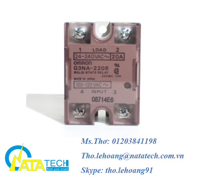 Rờ le bán dẫn Omron G3NA-220B - Công Ty TNHH Natatech