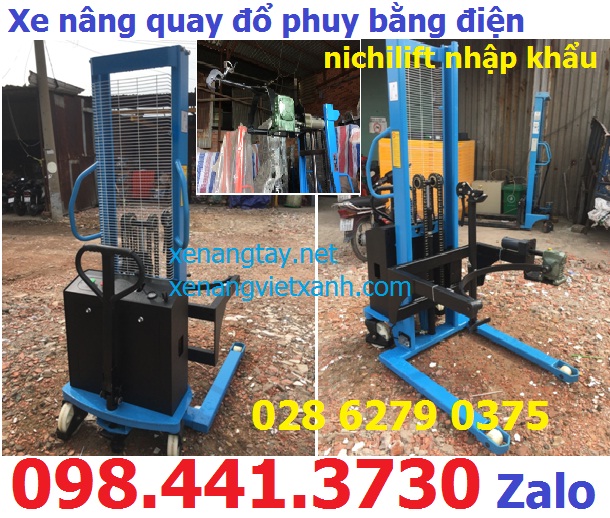 Xe nâng phuy điện 500kg EDT500-M hiệu GAMLIFT