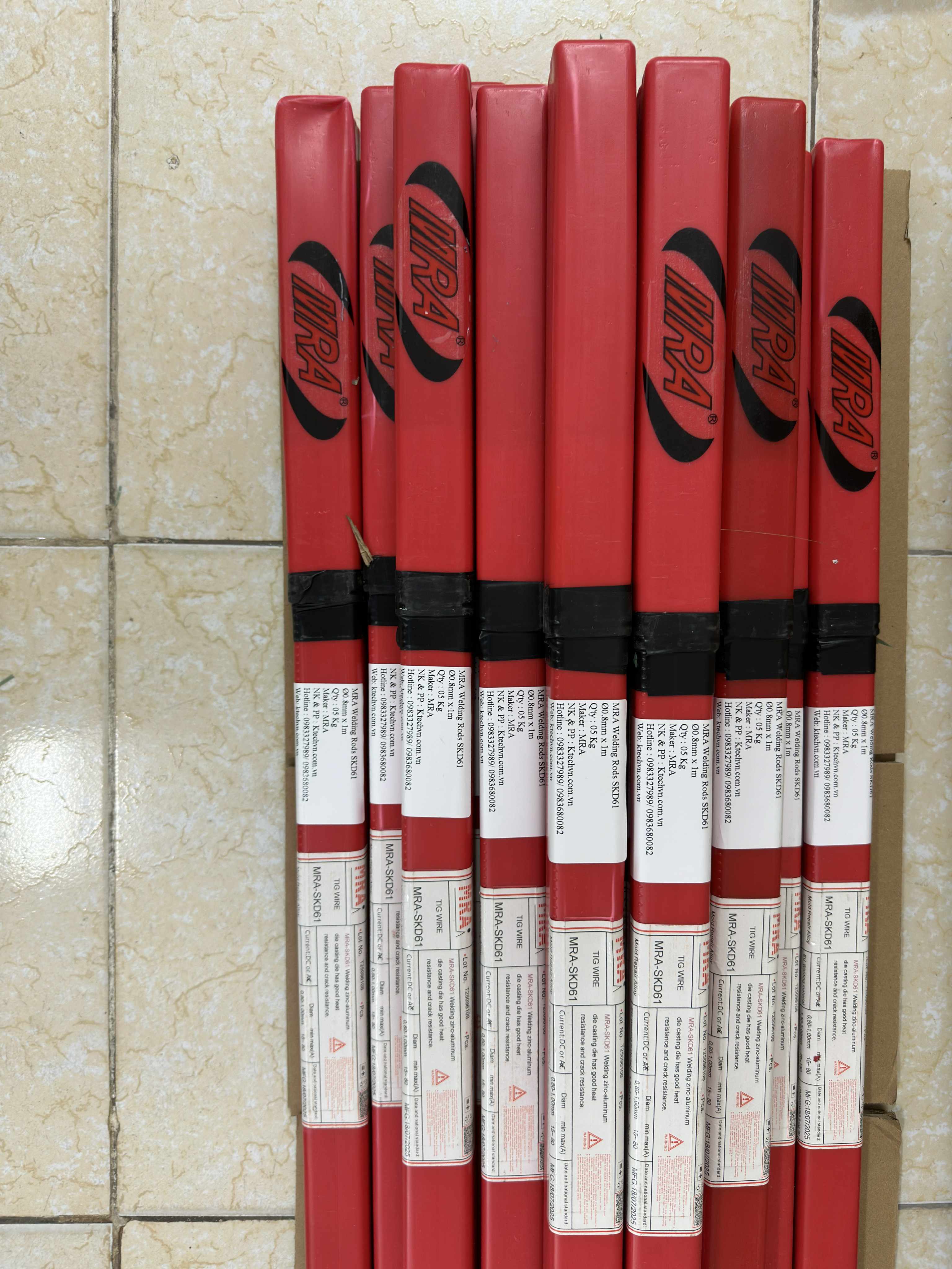 Que hàn khuôn SKD61 nhiều kích thước / MRA SKD61