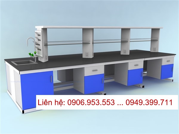 BÀN THÍ NGHIỆM TRUNG TÂM WORKBENCH CHỐNG HÓA CHẤT BÀN THÍ NGHIỆM HÓA LÝ DẠNG TRUNG TÂM CAO CẤP