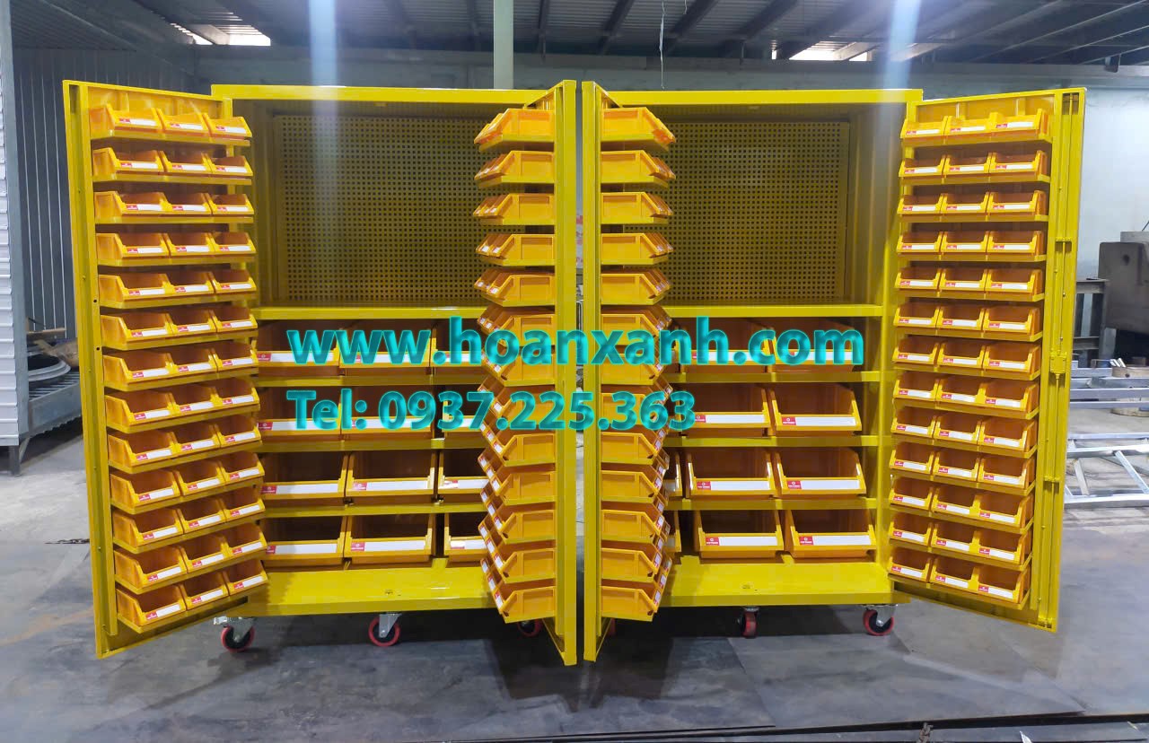 Tủ dụng cụ cơ khí VT-T22, tủ dụng cụ kết hợp, tủ đồ nghề 2 cánh, tủ để linh kiện điện tử