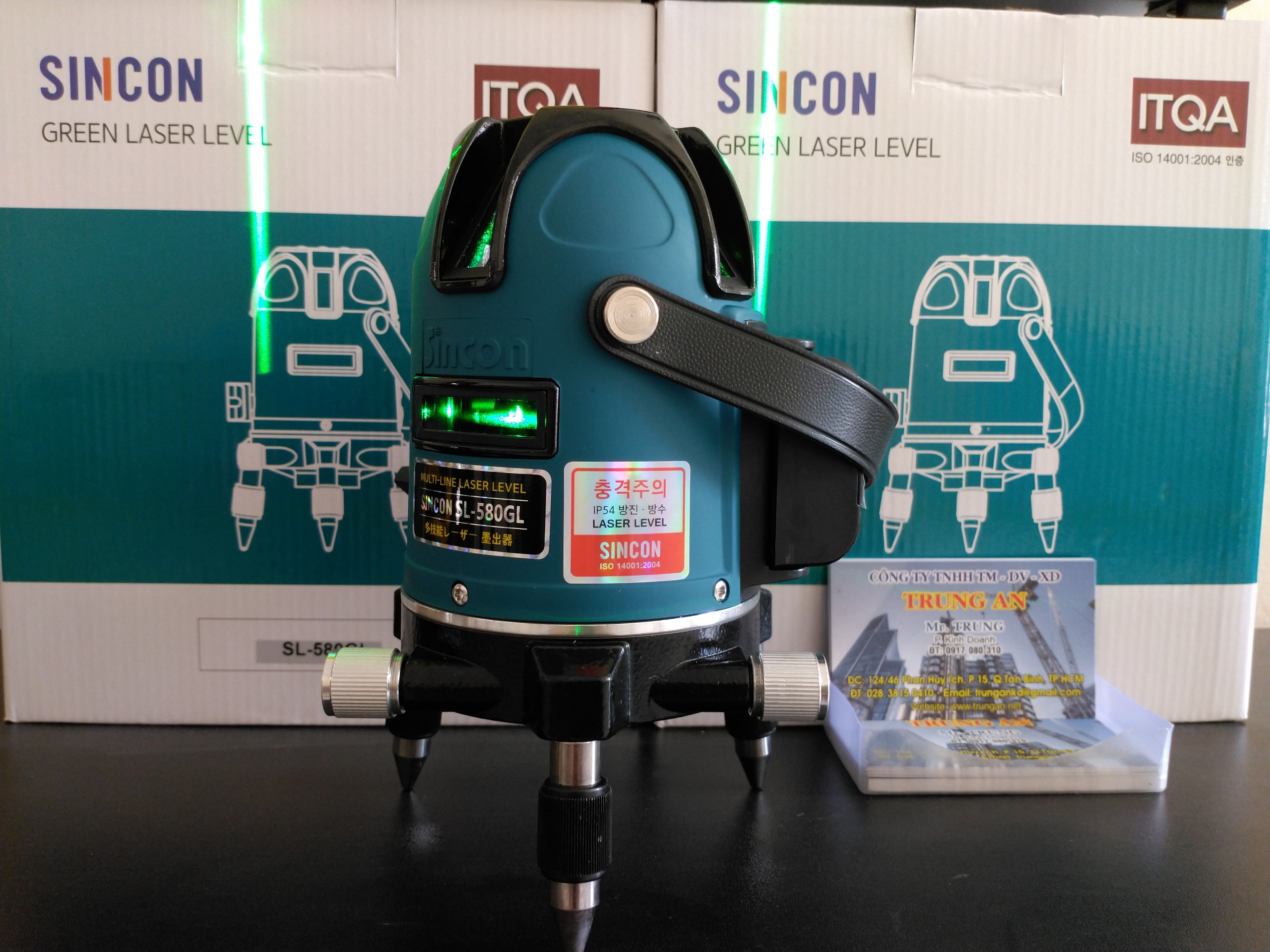 Máy cân bằng laser tia xanh Sincon SL-580GL