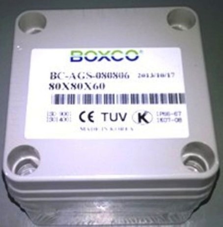 Hộp chống thấm IP66 BOXCO BC-AGS-080806, KT: 80x80x60