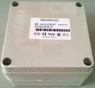 Hộp chống thấm IP66 BOXCO BC-AGS-121207, KT: 125x125x75