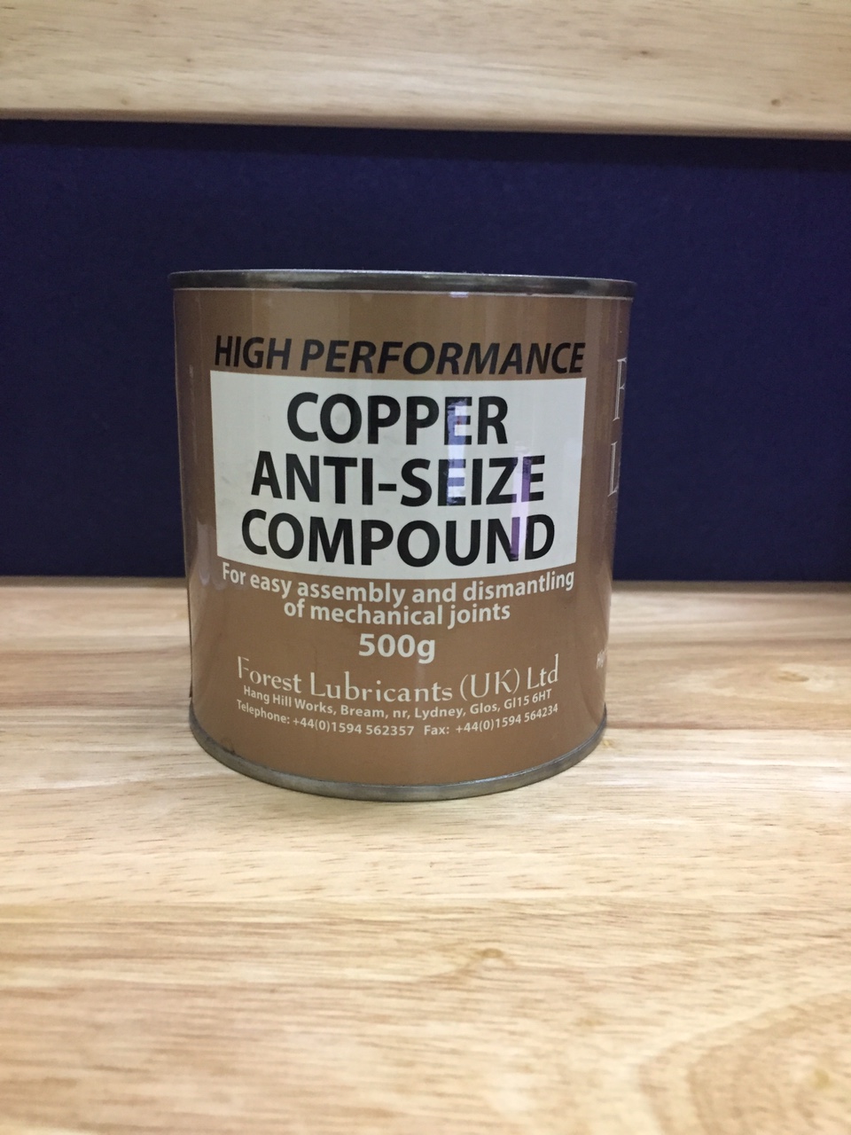 Copper anti seize compound 500g