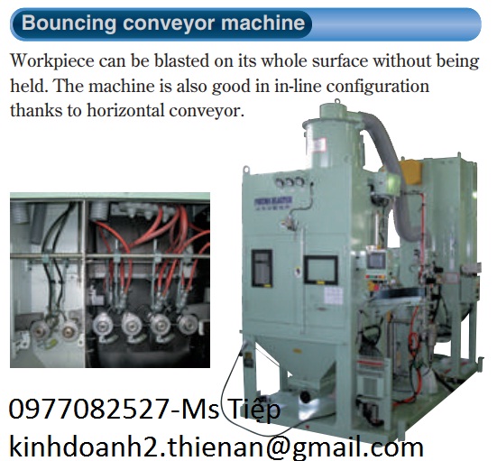 Máy đánh bóng fuji Bouncing converycrer machine