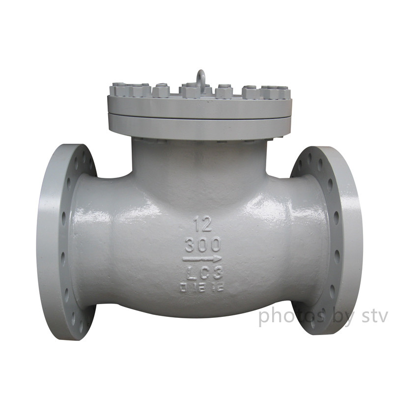 ASTM A352 LC3 Swing Check Valve,300LB,12 Inch,Flange End