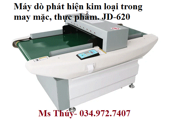 Máy dò phát hiện kim loại trong may mặc, dệt