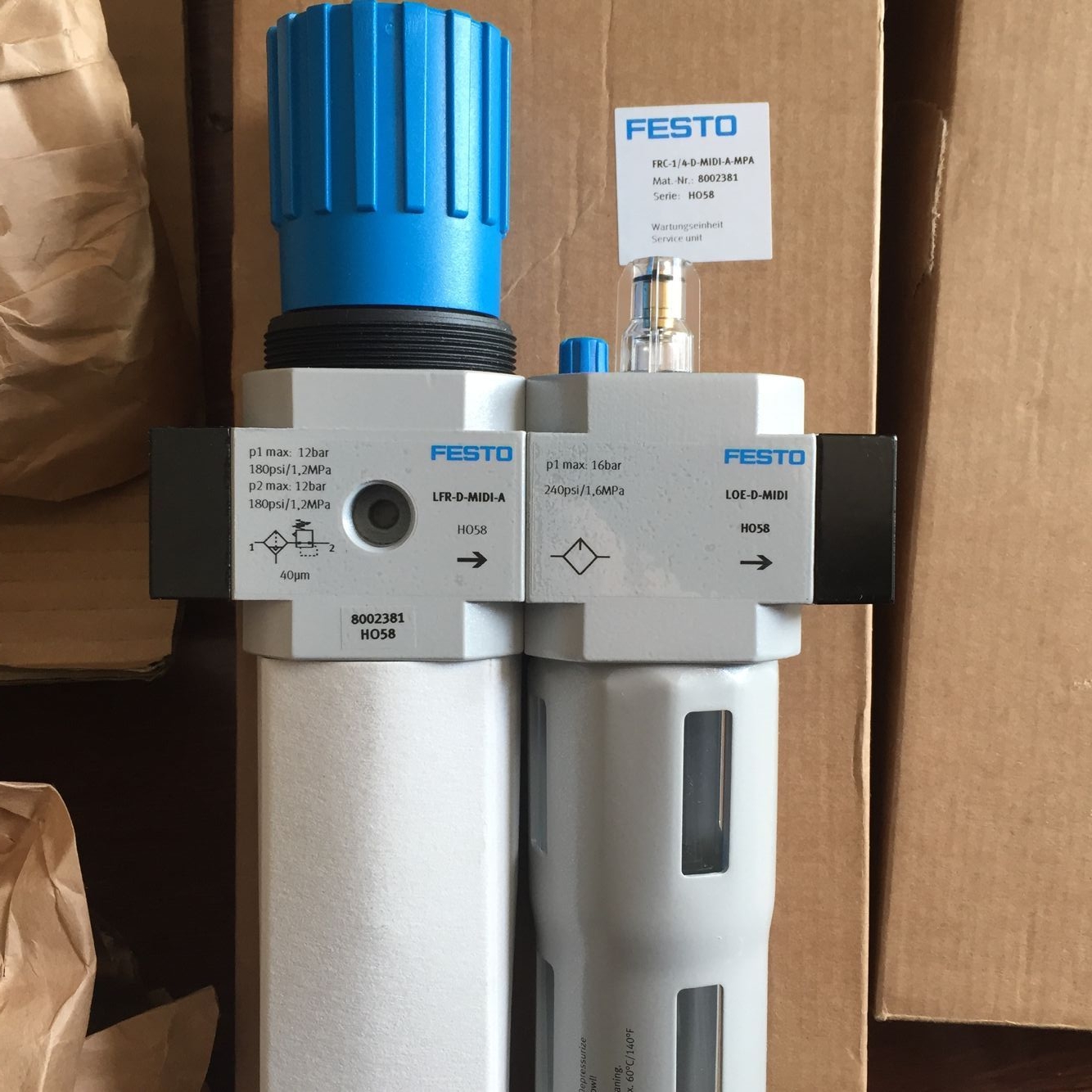 Bộ lọc hơi FESTO FRC-1/4-D-MIDI-A-MPA 8002381