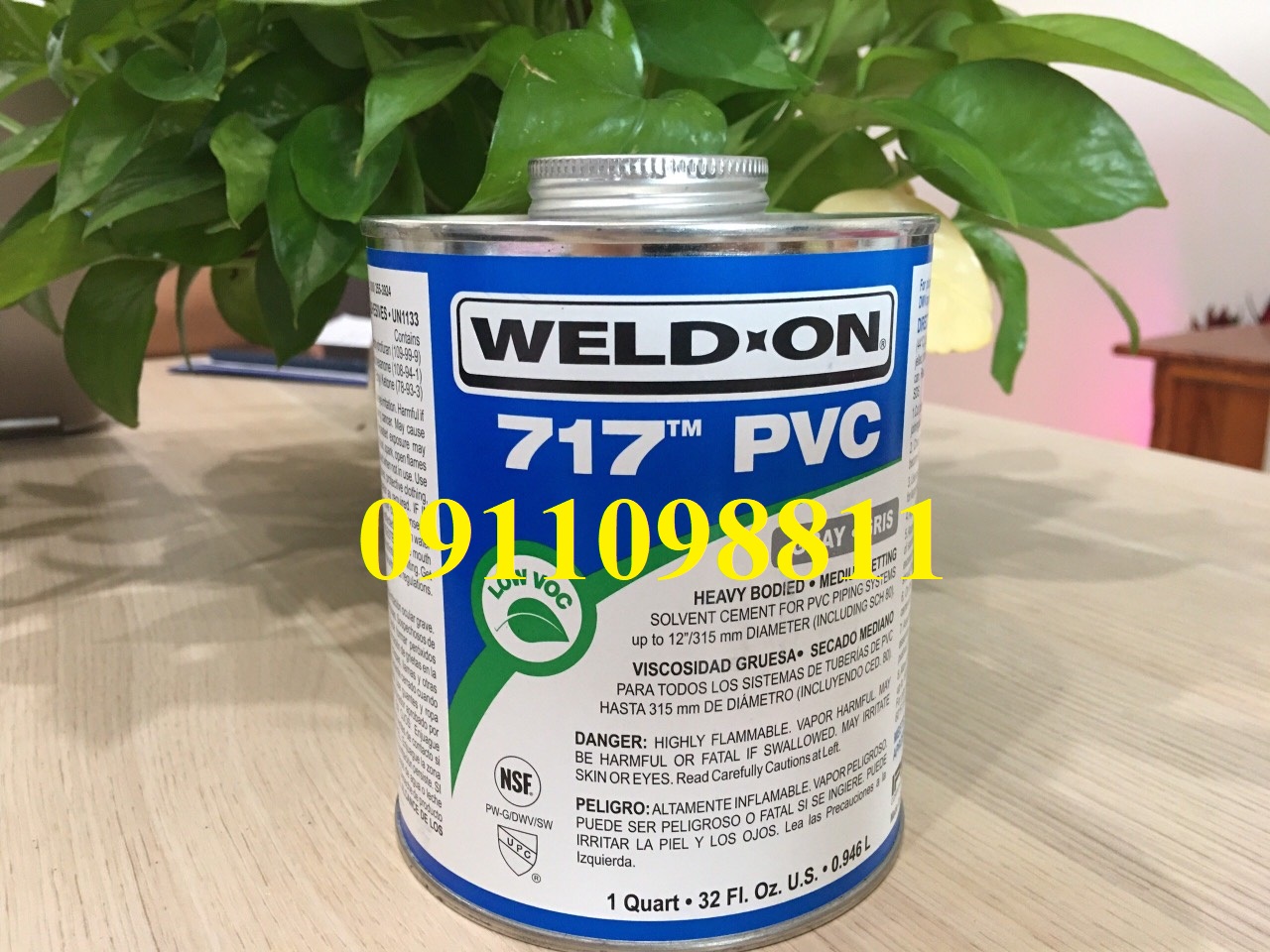 KEO DÁN ỐNG UPVC WELDON 717