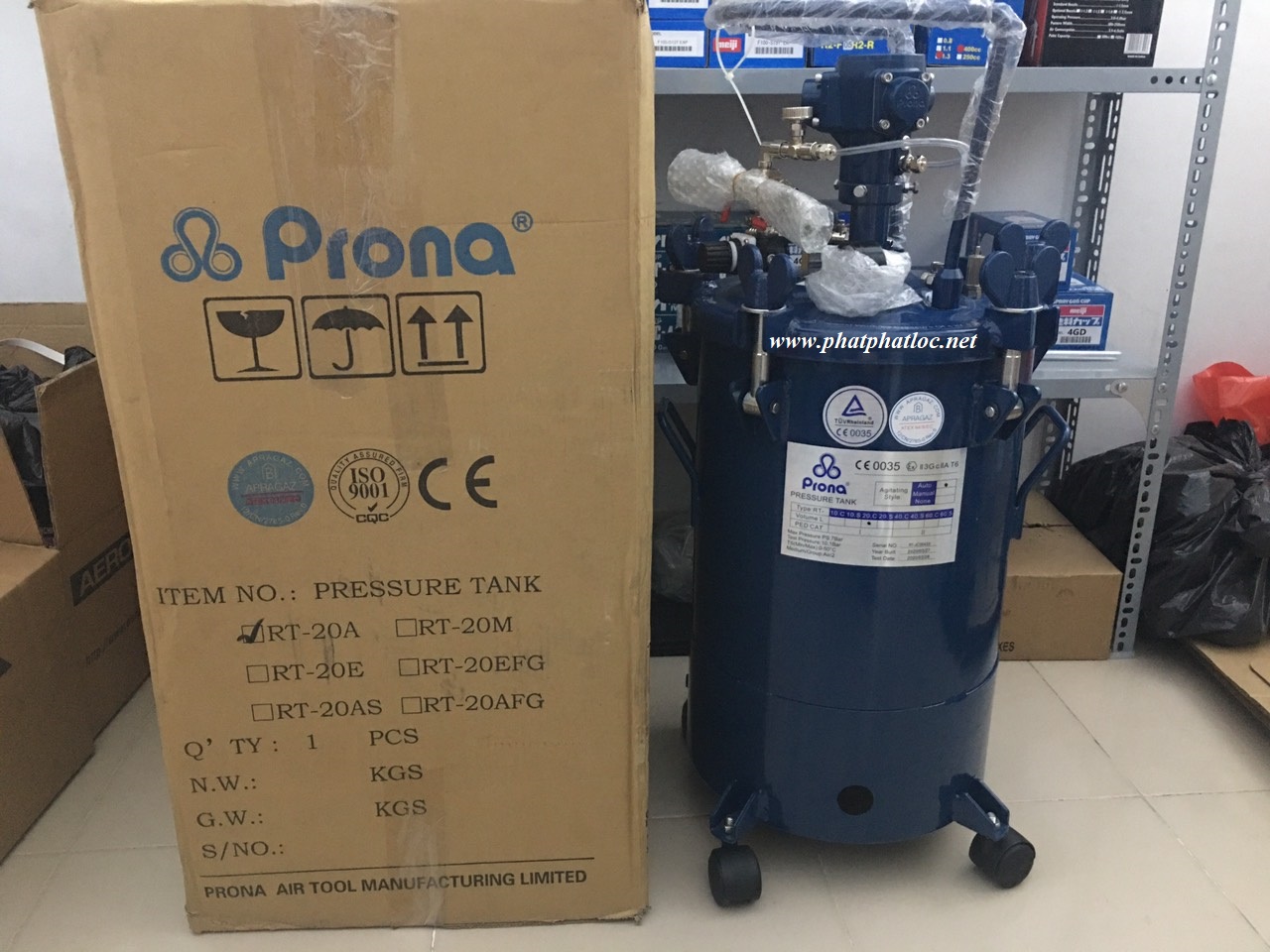 Nồi trộn sơn PRONA RT-20A