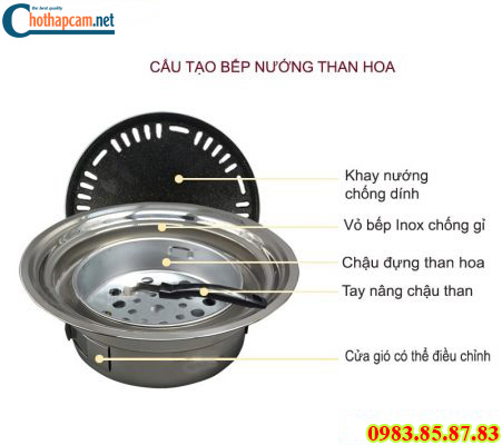 Bếp Nướng Than Hoa