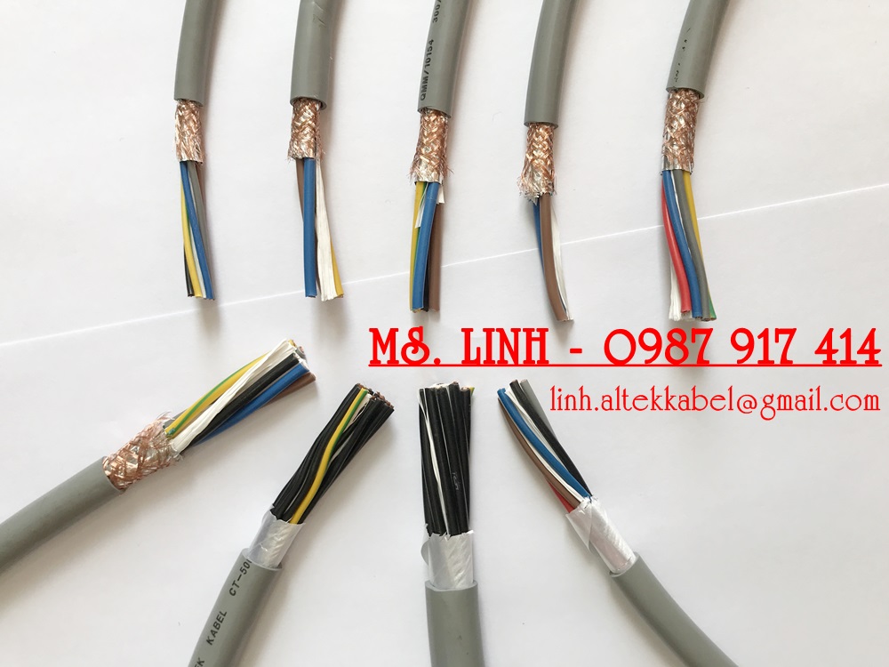 Cáp điều khiển 8 lõi chống nhiễu - Thương hiệu Altek Kabel