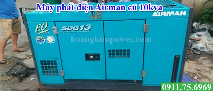 Máy phát điện Airman cũ 10kva