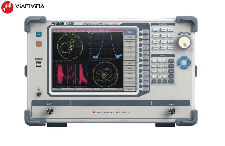 Máy phân tích mạng Protek A338 (300Khz ~ 8Ghz, 2 Port)