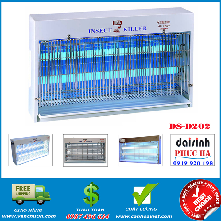 Đèn diệt côn trùng công nghiệp DS-D202