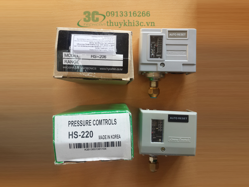 Công tắc áp suất Autosigma HS-203/HS-206/HS-210/ HS220/HS230