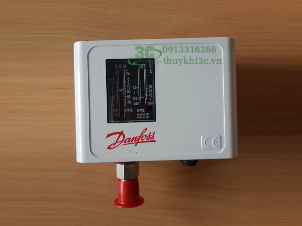 Công tắc áp suất, Rơ le áp suất Danfoss KP Series