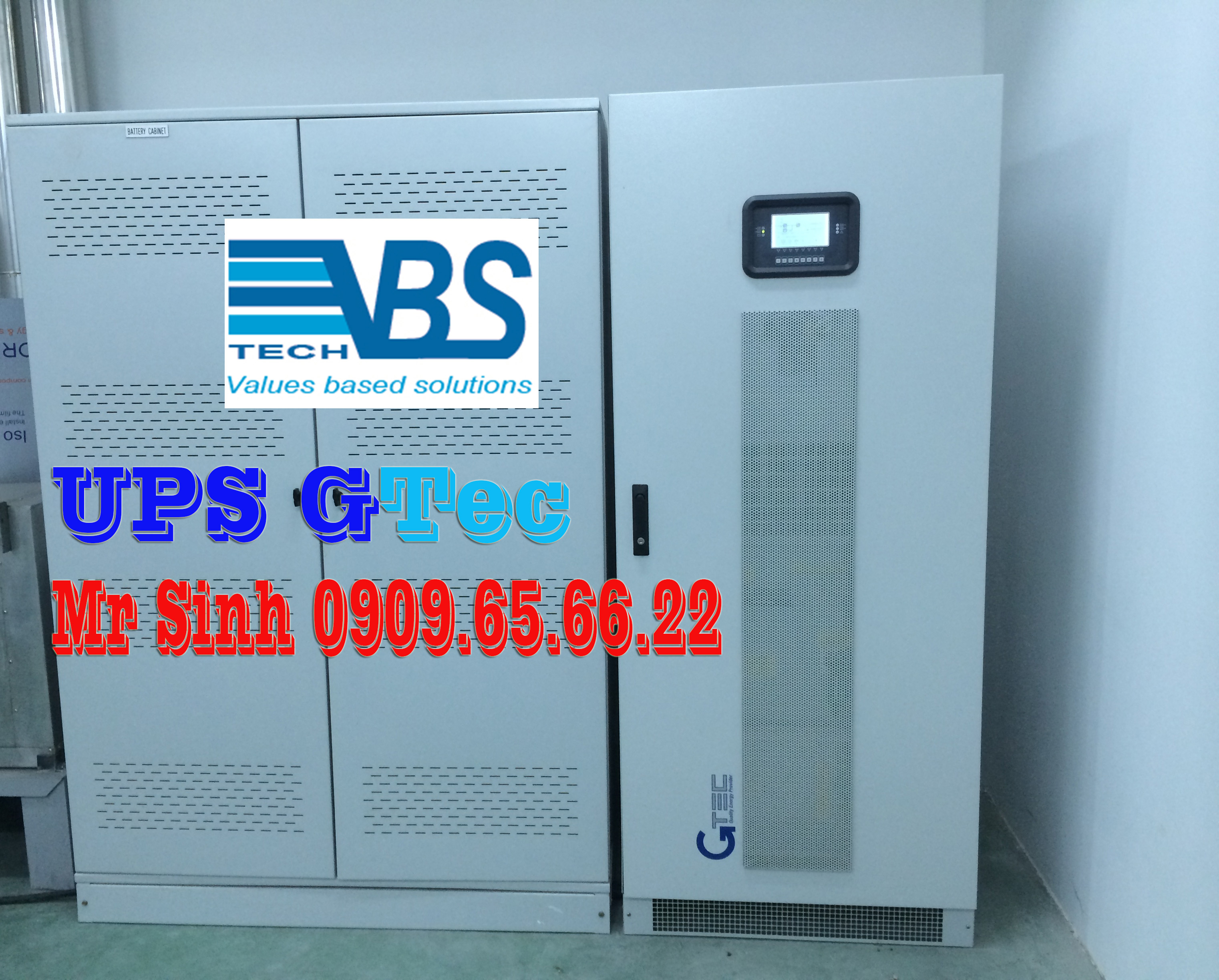 Bộ ups 100kva 3 pha lưu điện 15 phút cho Nhà máy Tại Việt Nam