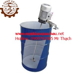 Máy khuấy hóa chất sử dụng điện kẹp miệng thùng phuy 200 lít AC-D-09