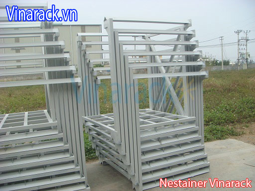 Pallet Xếp Chồng Khung Chứa An Toàn Vững Chắc.