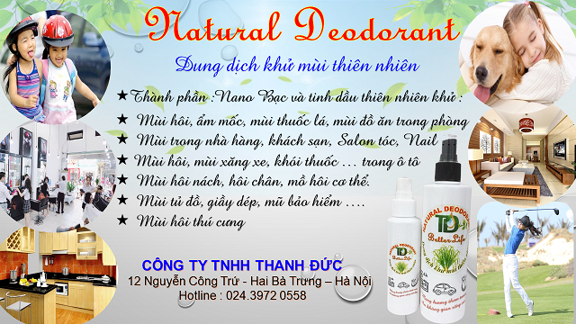 Dung dịch Nano Bạc khử mùi