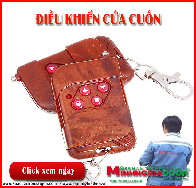 Đánh khoá remote cửa cuốn