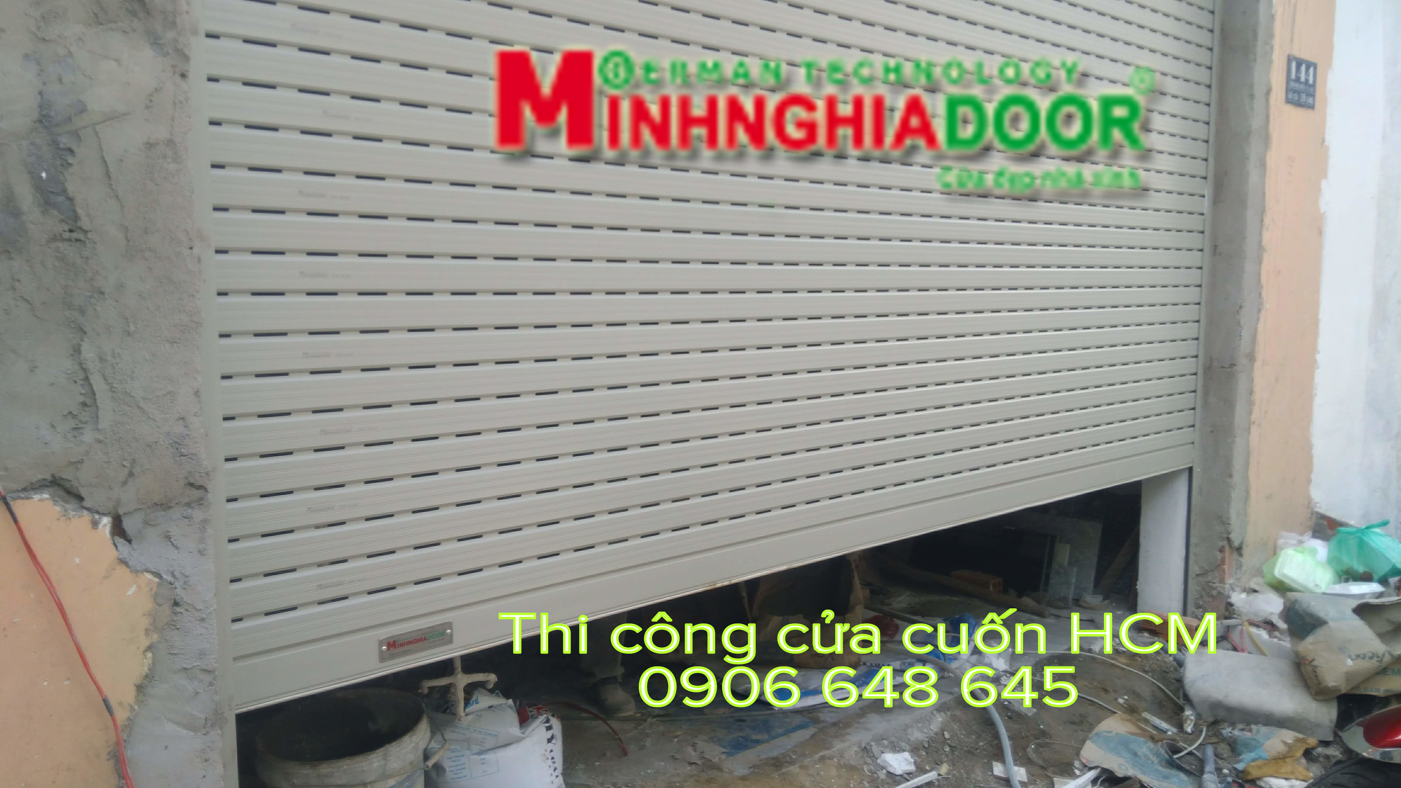 Thi công cửa cuốn hcm - đơn vị thi công cửa cuốn uy tín nhất ở tphcm