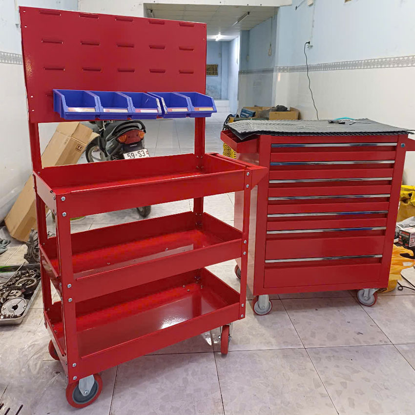 Các mẫu tủ đồ nghề 7 ngăn đựng dụng cụ cơ khí