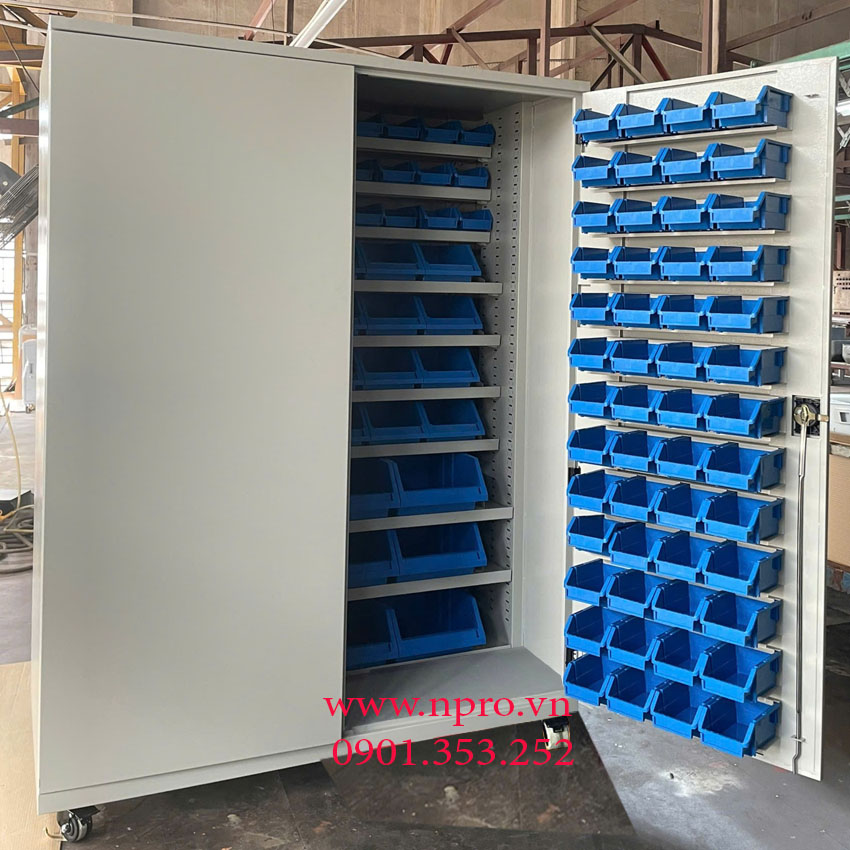 Tủ đựng linh kiện KT: W1150xD550xH1800mm