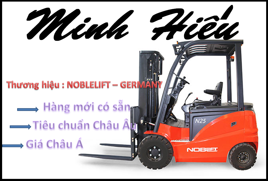 Xe nâng điện ngồi lái Noblelift - Germany tải trọng 1600kg trở lên