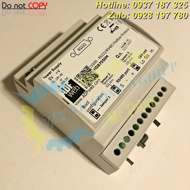 HD67733-2-A1 – Thiết bi chuyển đổi IEC 61850 Modbus RS232 – Đại diện phân phối ADFweb Vietnam