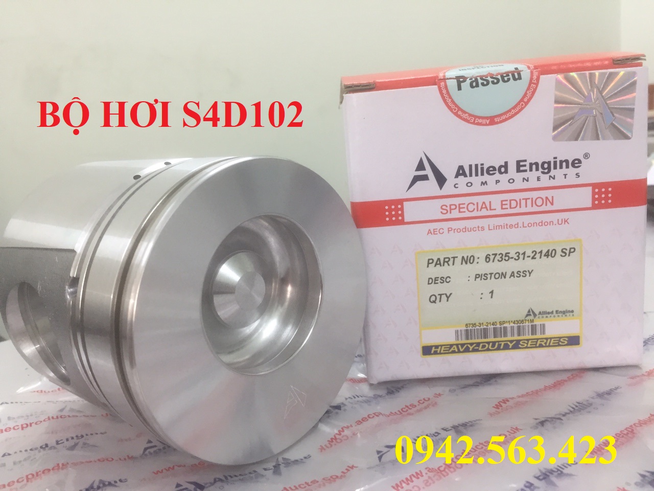 Bộ hơi S4D102 lắp PC150-6, WA250-3